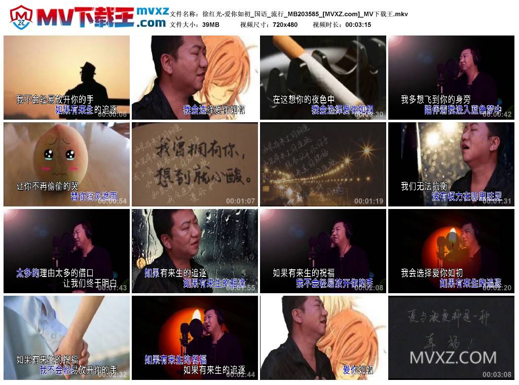 徐红光-爱你如初_国语_流行_MB203585